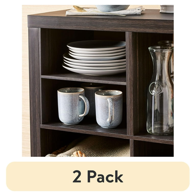 2 pack) Better Homes & Gardens H Shelf Insert for Cube Organizers