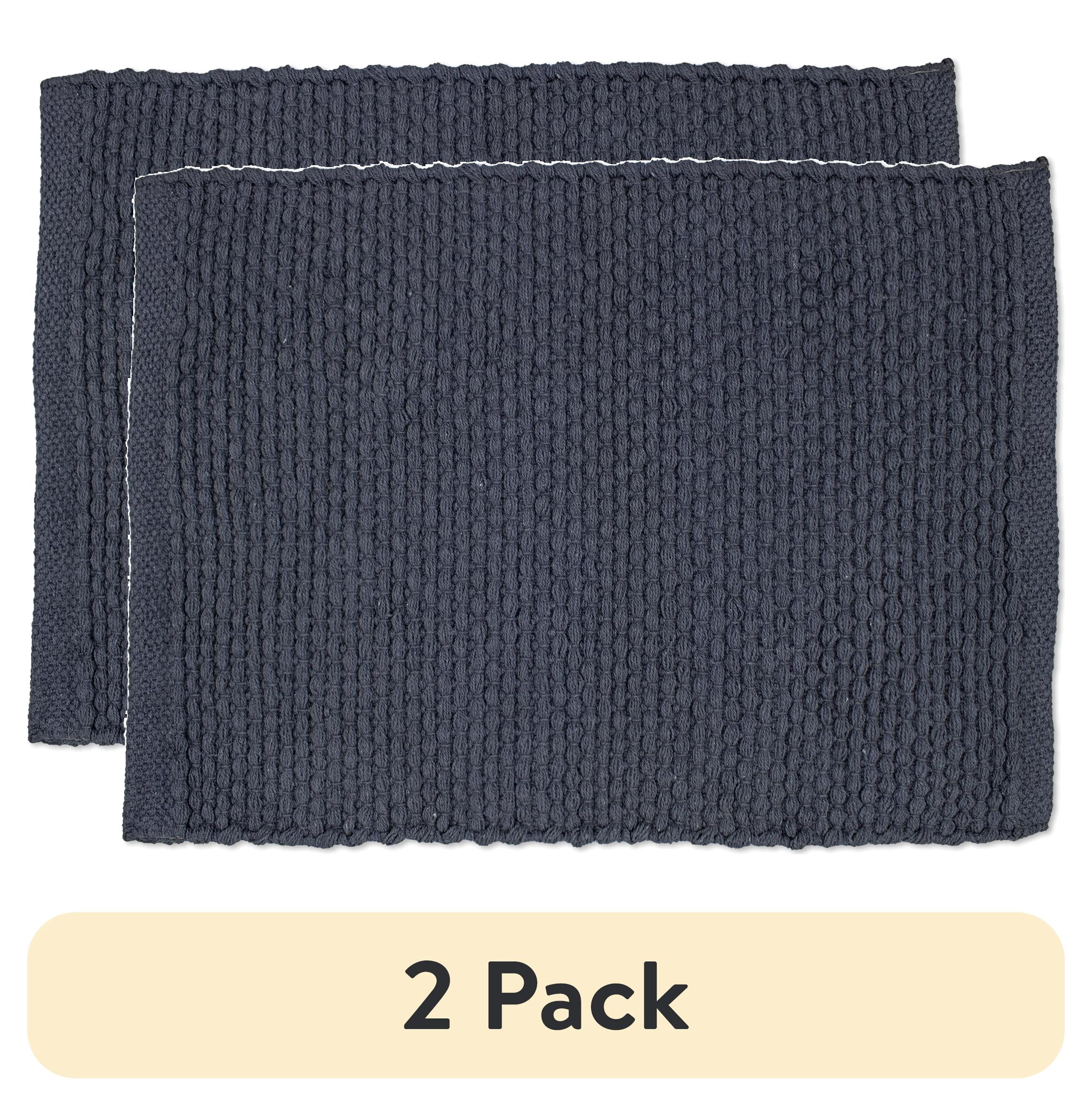 (1 pack) Better Homes & Gardens Justin Jute Placemat, Solid, Grey, 14"W x 20"L