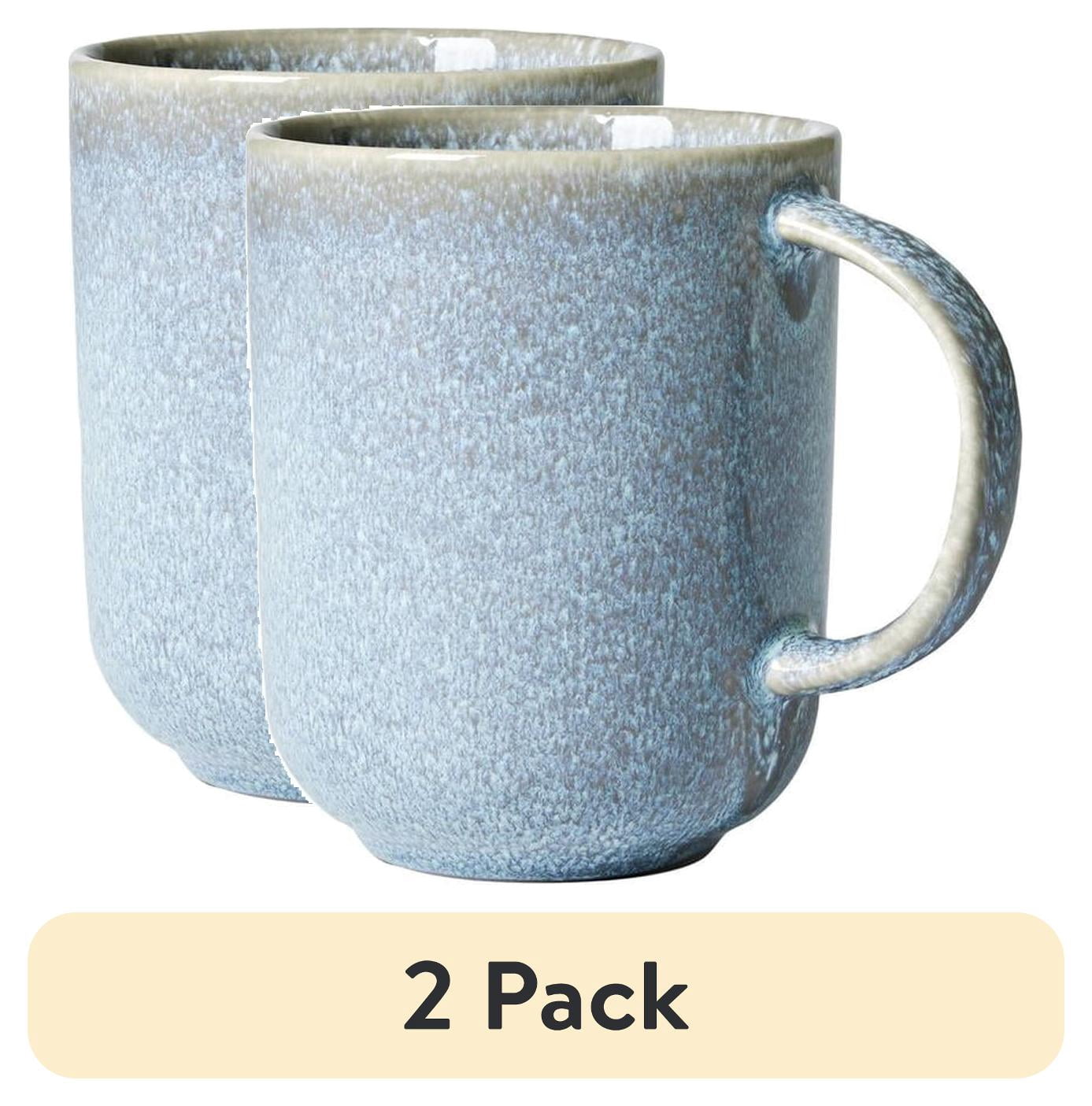 (2 pack) Better Homes & Gardens Linette Blue React Mug