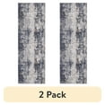 thumbnail interactive-video image 1 of (2 pack) Better Homes & Gardens Navy Abstract Indoor Accent Rug, 20" x 60", 1 of 7