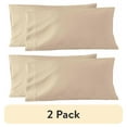 thumbnail image 1 of (2 pack) Better Homes & Gardens Papyrus Beige Adult Jersey Pillow Cases, King 20"W x 40"L (2 Count), 1 of 6