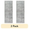 thumbnail image 1 of (2 pack) Better Homes & Gardens Persian Blooms Runner Washable Non-Skid Area Rug, Brown, 2'5" x 7', 1 of 8