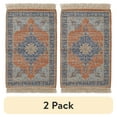 thumbnail interactive-video image 1 of (2 pack) Better Homes & Gardens Persian Fringe Indoor Area Rug, Orange, 30"x46", 1 of 7