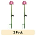 thumbnail image 1 of (2 pack) Better Homes & Gardens Pink Hydrangea Solar Garden Stake Set of 4, 1 of 5