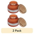 thumbnail image 1 of (2 pack) Better Homes and Gardens Red Lava and Citrus Scented 2-Wick Frosted Jar Candle 18oz., 1 of 10