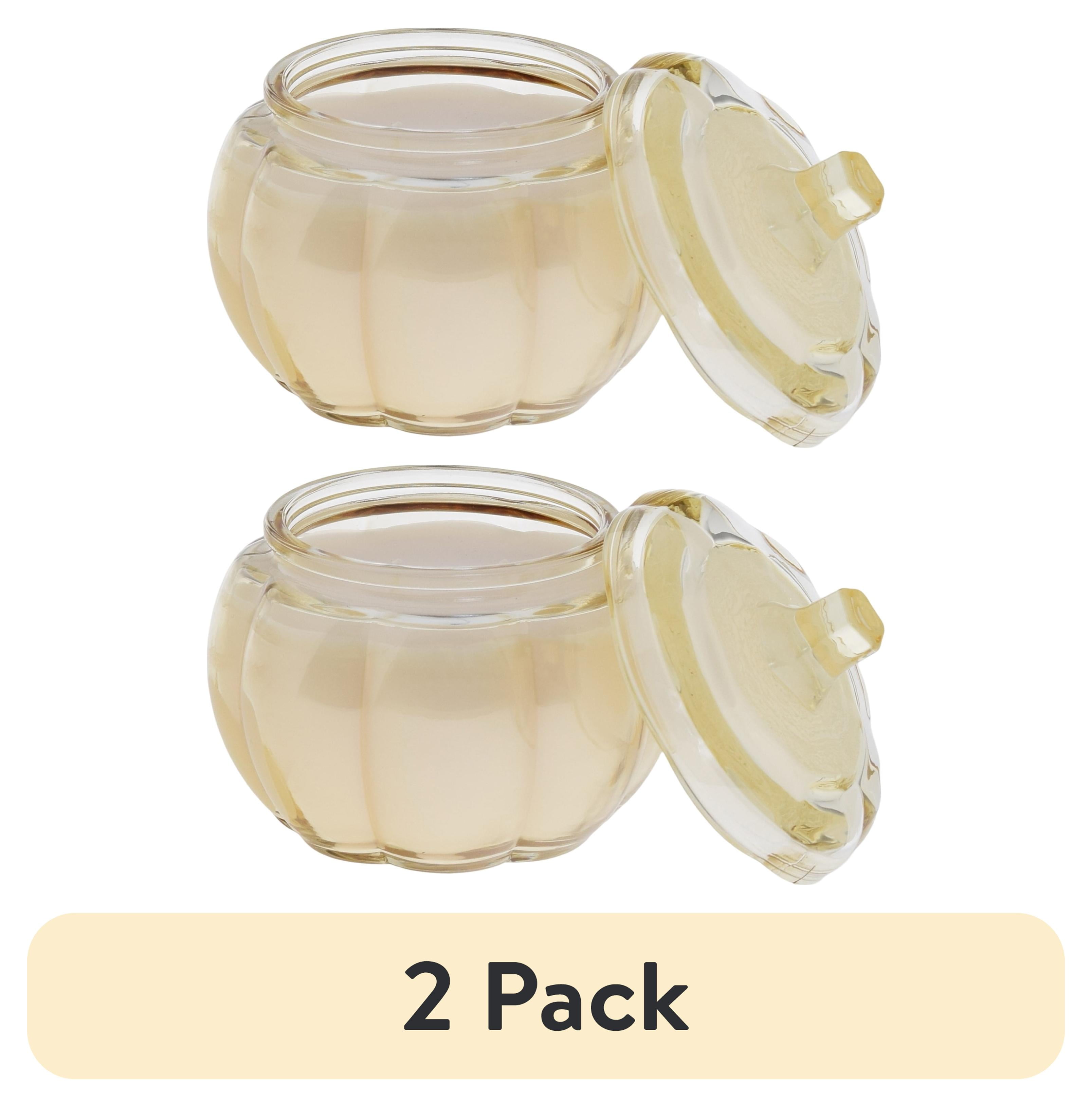 (2 pack) Better Homes & Gardens Salted Coconut and Pumpkin Scented 2-Wick Pumpkin Jar Candle 13.8oz