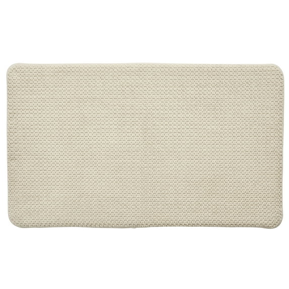 (2 pack) Better Homes & Gardens Signature Soft Cotton Memory Foam Bath Rug, Almond Biscuit, 20" x 34"