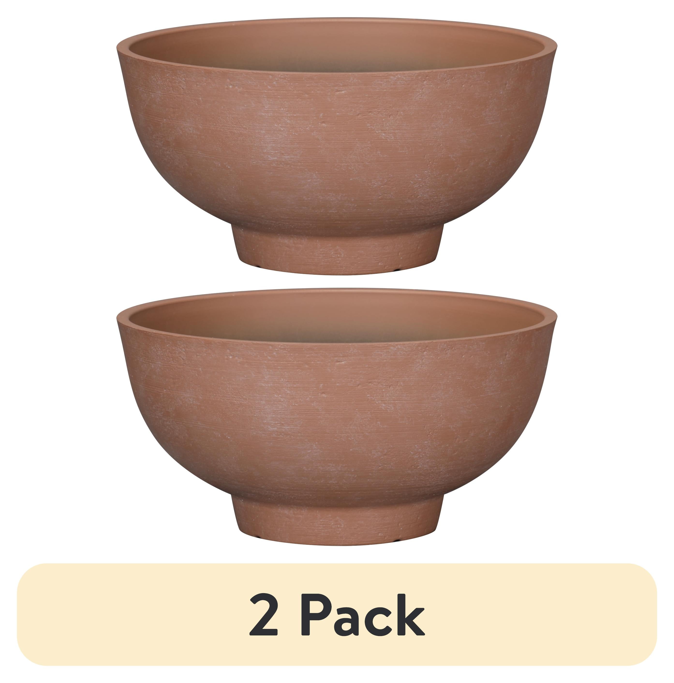 Better Homes & Gardens Terracotta Recycled Resin Planter, 12