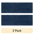 thumbnail image 1 of (2 pack) Better Homes & Gardens Ultra Soft Polyester Bath Runner Rug, 20" x 60", Blue Admiral, 1 of 8