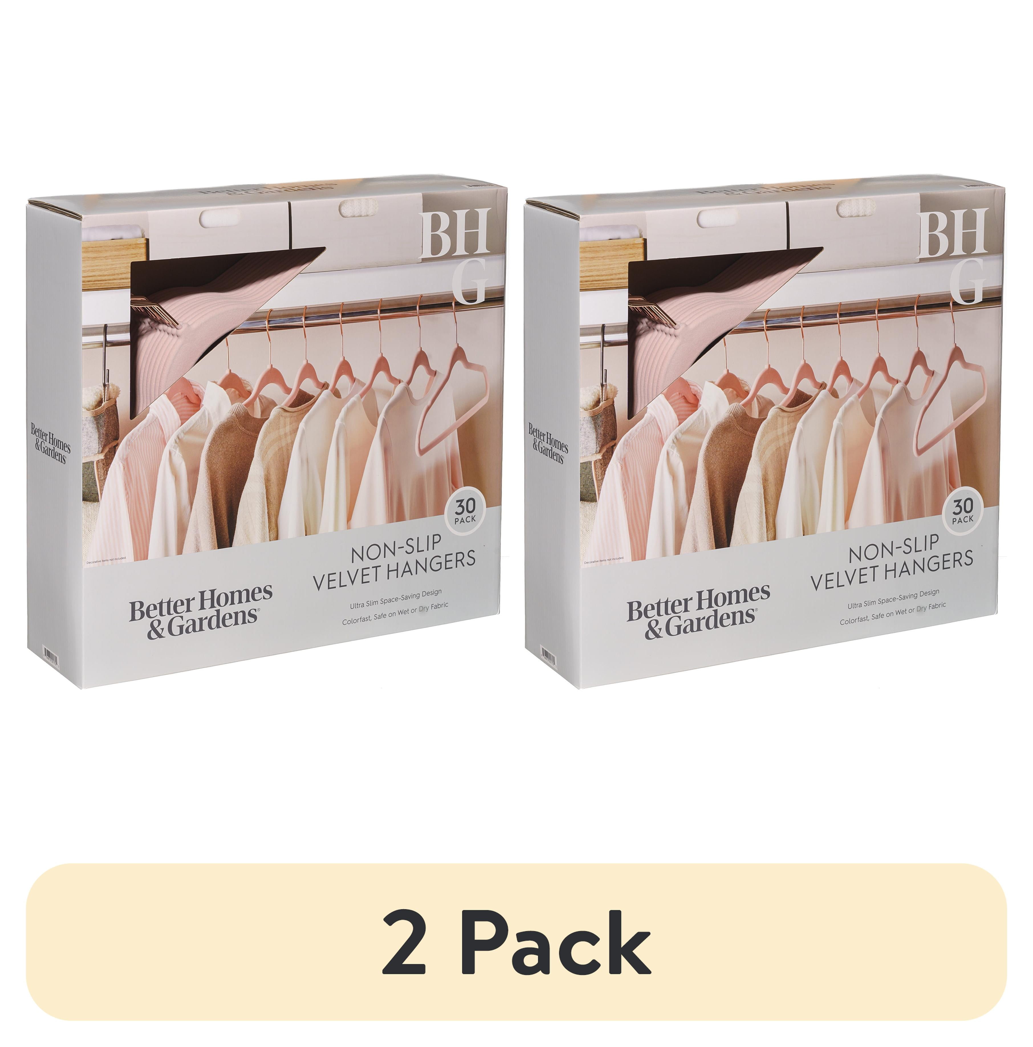 Better Homes & Gardens Velvet Hangers 30-Pack – Space Saving
