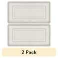 thumbnail image 1 of (2 pack) Better Homes & Gardens Woven Comfort Modern Weave Kitchen Anti-Fatigue Mat, Dustin Brown, 20" x 39", 1 of 8