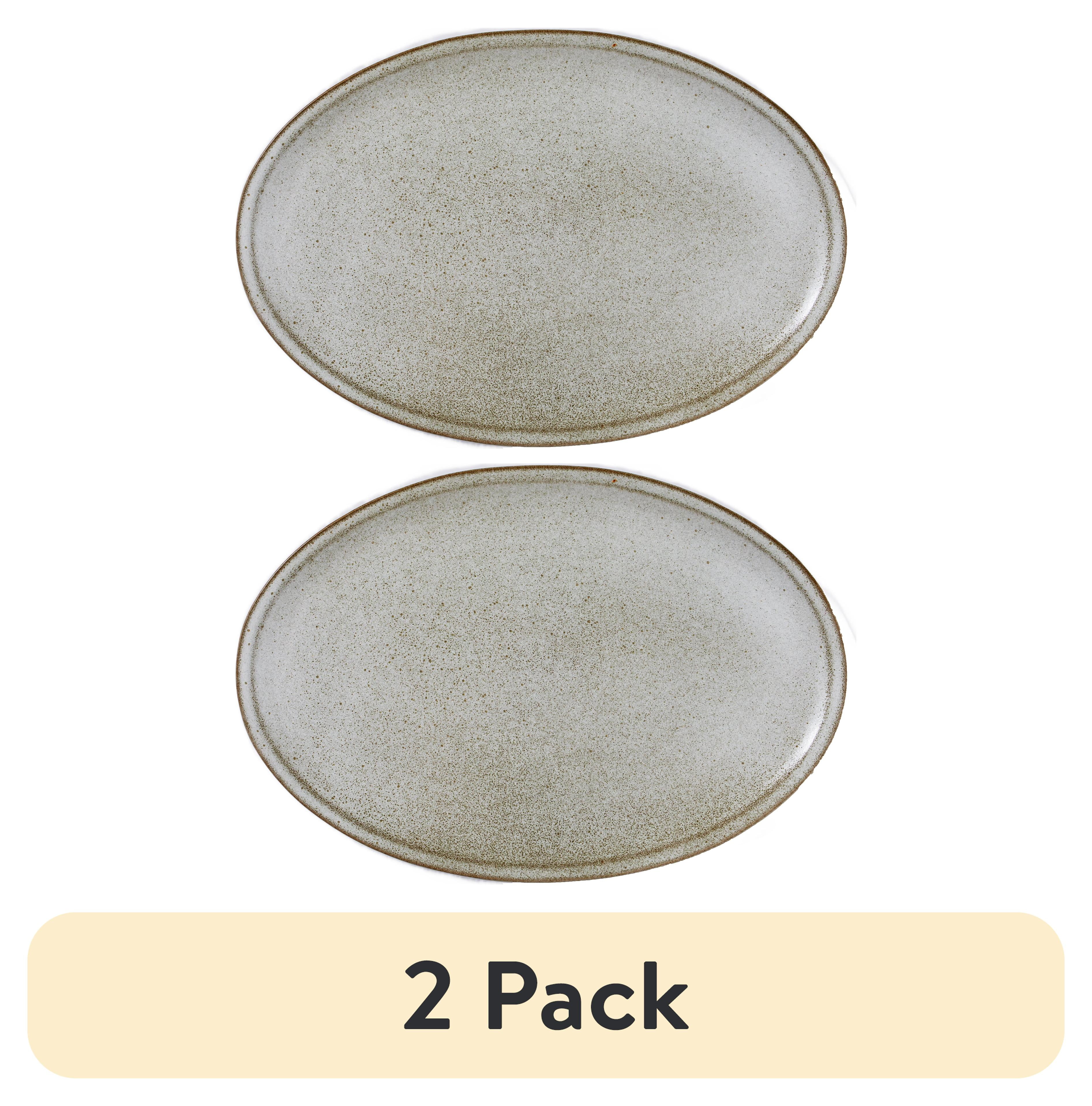 (2 pack) BETTER HOMES & GARDEN BANKS SERVING TRAY CREAM
