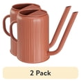 thumbnail image 1 of (2 pack) Better Homes and Gardens Copper Colors Watering Can 0.71 Gal, Orange, 1 of 6