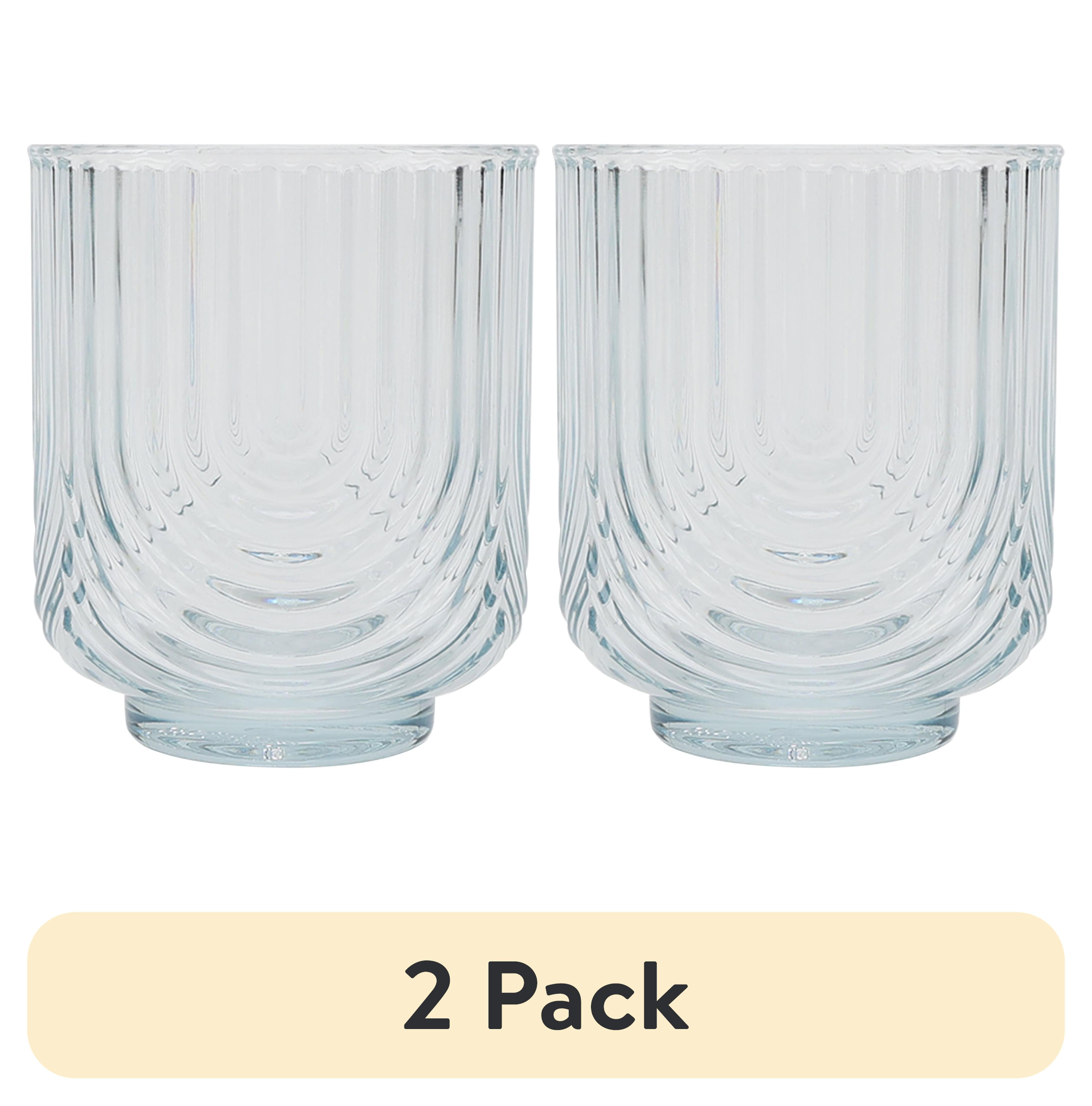 (2 pack) Better Homes and Gardens Tritan Plastic 14-Ounce Arch Tumbler, Teal