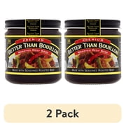 (2 pack) Better Than Bouillon Premium Roasted Beef Base, Shelf-Stable, 8 oz Jar