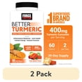 thumbnail interactive-video image 1 of (2 pack) Force Factor Better Turmeric, Turmeric Curcumin Supplement with Ginger for Joint Health & Inflammation Support, Fruit Splash, 60 Soft Chews, 1 of 15