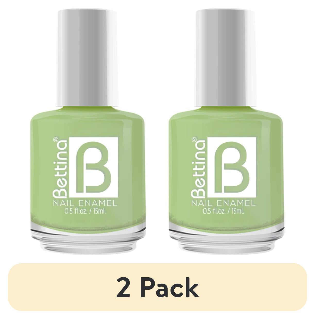 (2 pack) Bettina Salon-Quality Vegan Nail Polish,Eco Chic, 0.5 fl oz Bottle