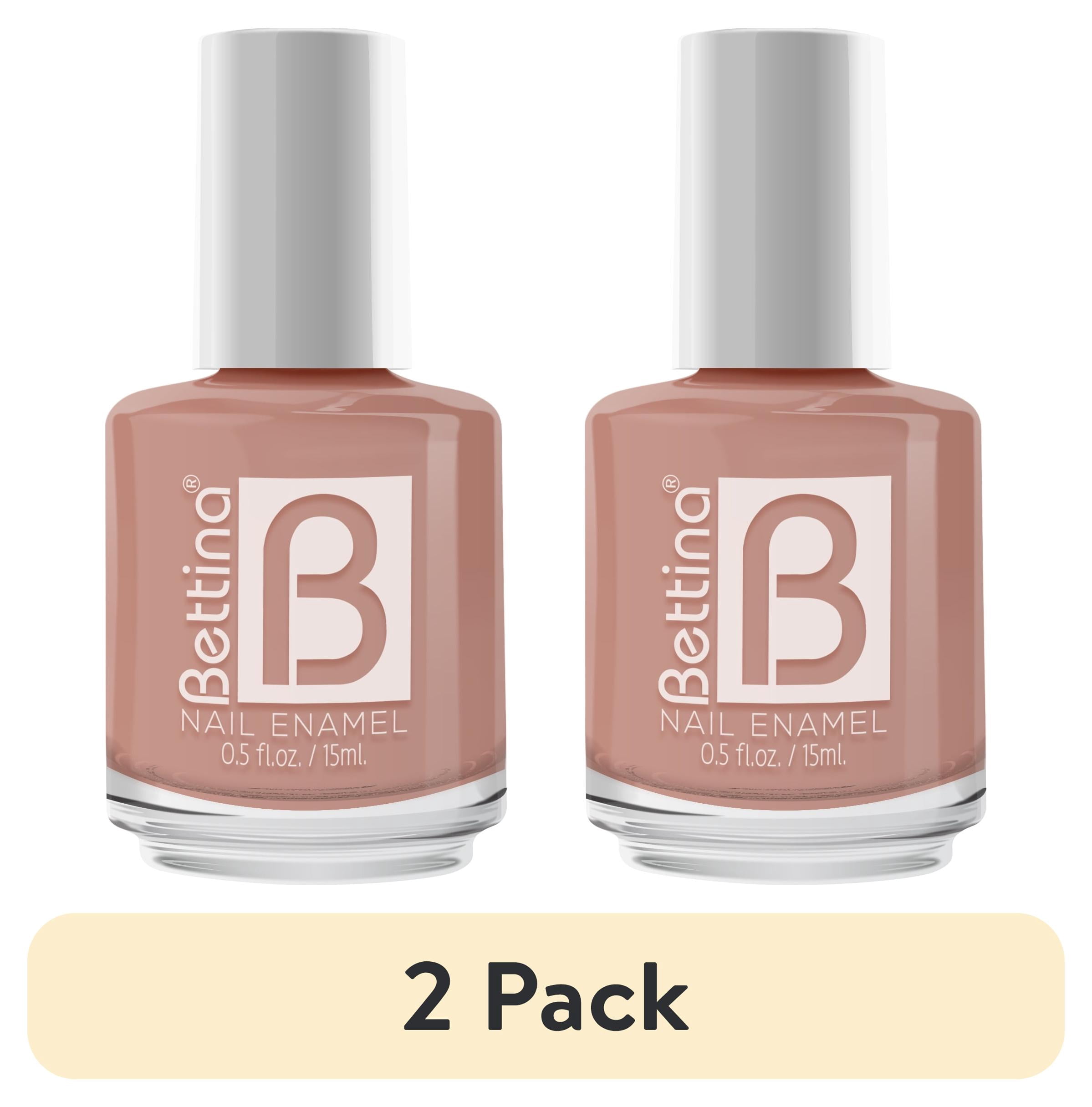 (2 pack) Bettina Salon-Quality Vegan Nail Polish,Harmony, 0.5 fl oz Bottle