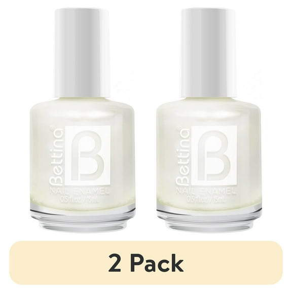 (2 pack) Bettina Nail Enamel Platino