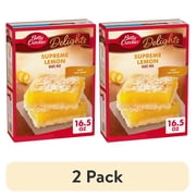 (2 pack) Betty Crocker Delights Supreme Lemon Bars Mix, 16.5 oz.