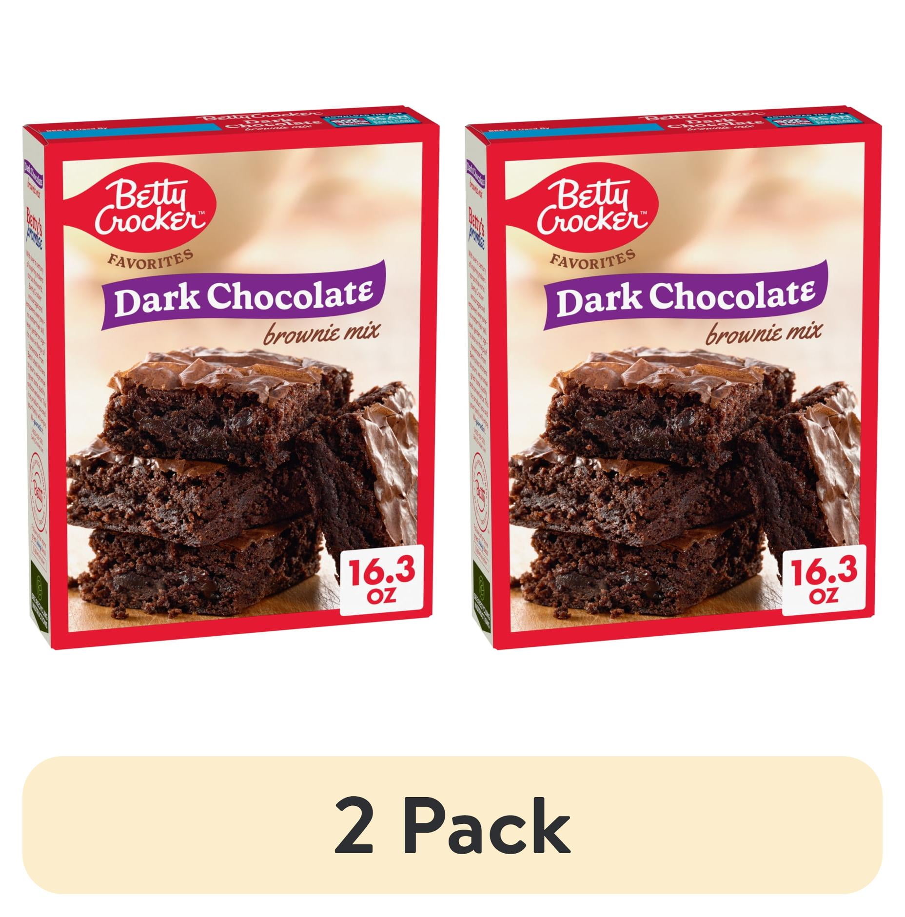 (2 pack) Betty Crocker Favorites Dark Chocolate Brownie Mix, 16.3 oz.