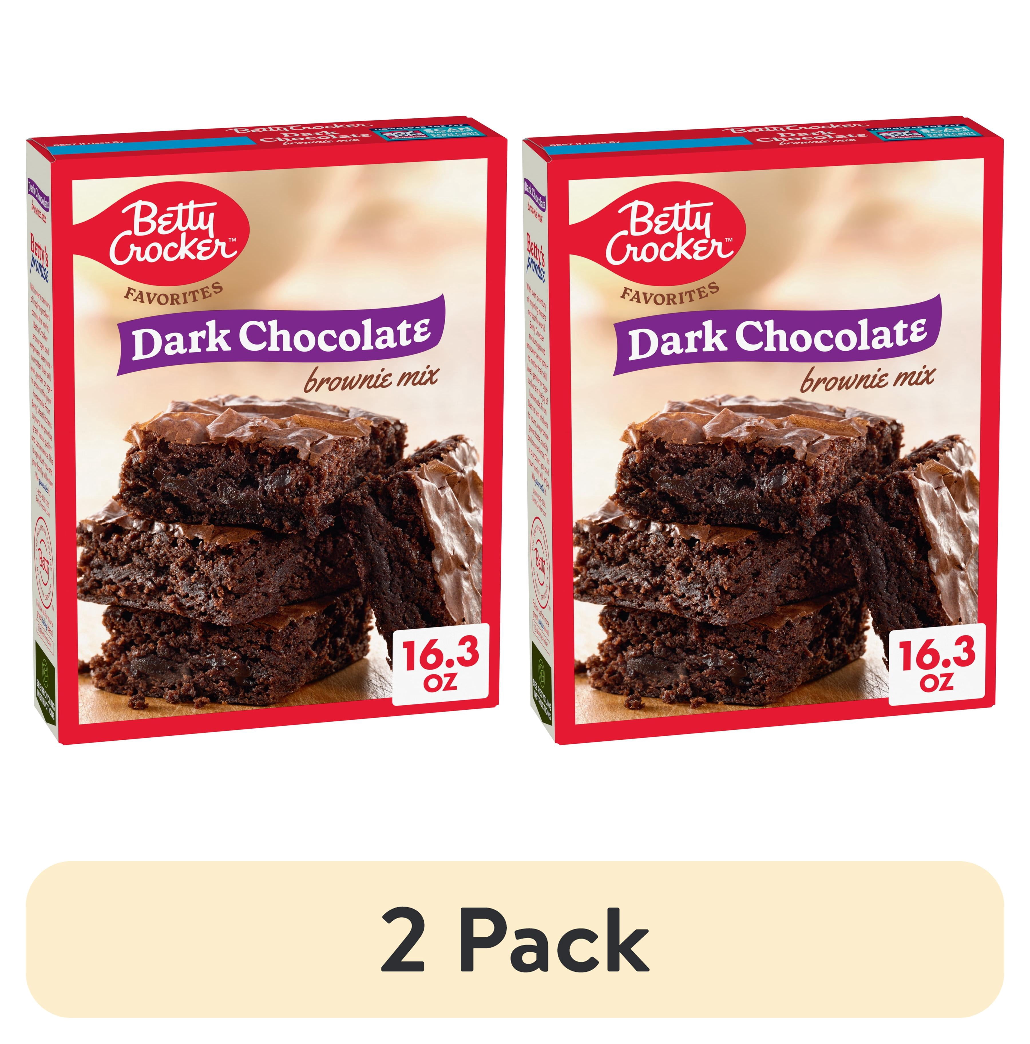 (2 pack) Betty Crocker Favorites Dark Chocolate Brownie Mix, 16.3 oz.