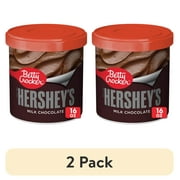 (2 pack) Betty Crocker HERSHEY'S Milk Chocolate Frosting, Gluten Free, 16 oz