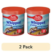 (2 pack) Betty Crocker Gluten Free Whipped Milk Chocolate Frosting, 12 oz