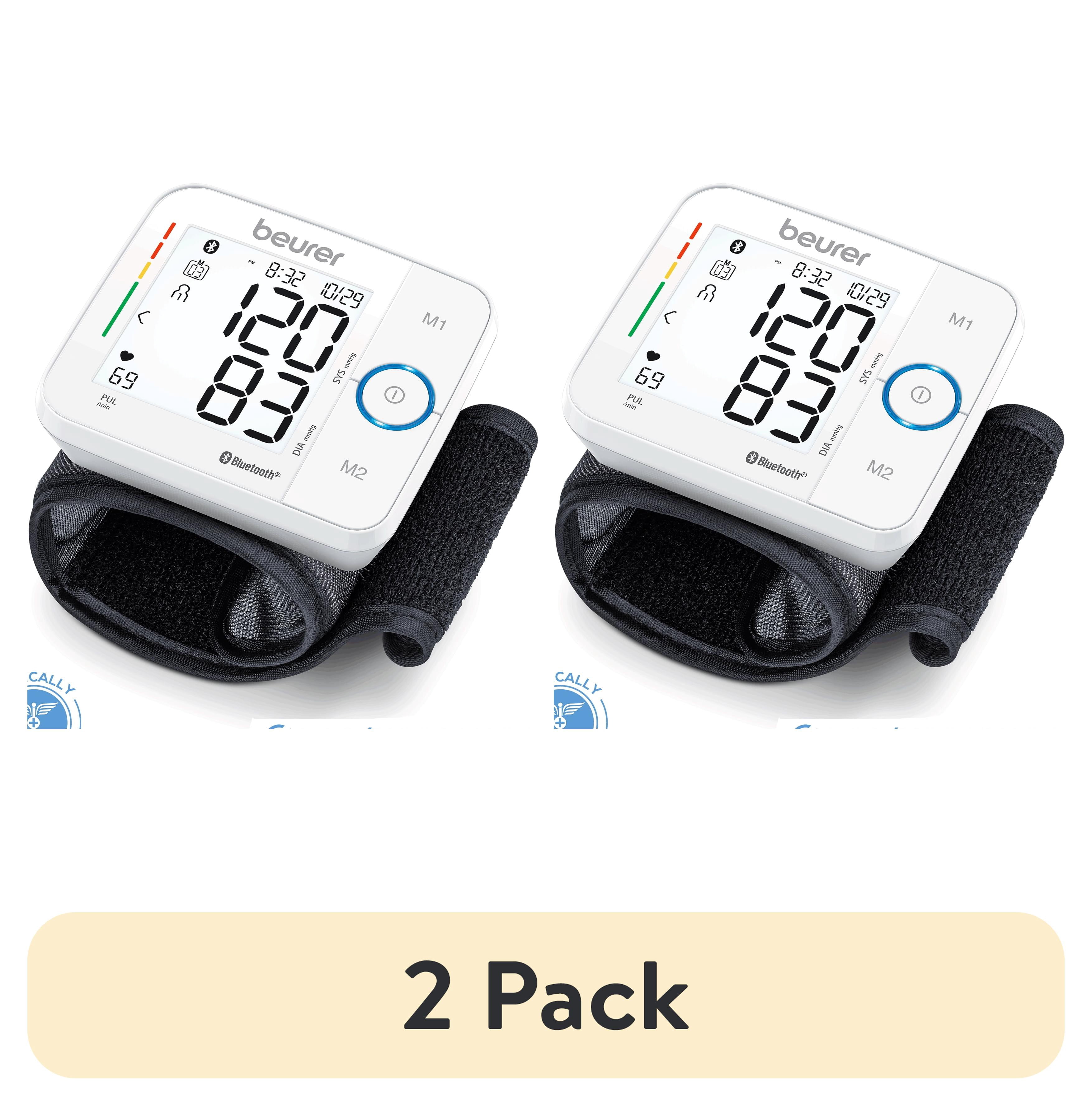 (2 pack) Beurer Premium 800W Wrist Blood Pressure Monitor with Bluetooth