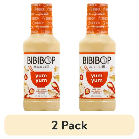 (2 pack) Bibibop Asian Grill Yum Yum Sauce, 16 fl oz Bottle