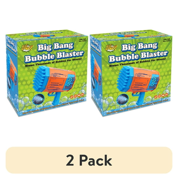 (2 pack) Big Bang Bubble Blaster
