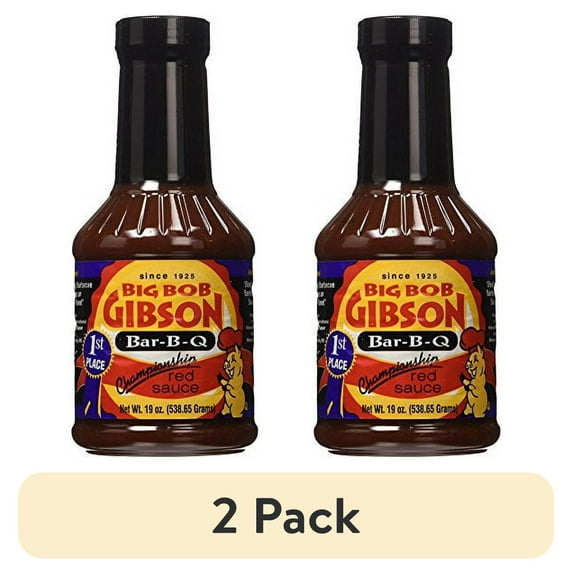 (2 pack) Big Bob Gibson Championship Red Sauce(19 oz.)