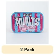 (2 pack) Big Sky Cotton Candy Mints Sugar Free, Vanilla Flavored, Allergens Not Contained, Contains 50 Mints, 1.76 oz.