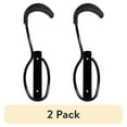 thumbnail image 1 of (2 pack) Bike Shop 2pc Wall Mounted Bike Rack with Tire Tray, Black, 1 of 9