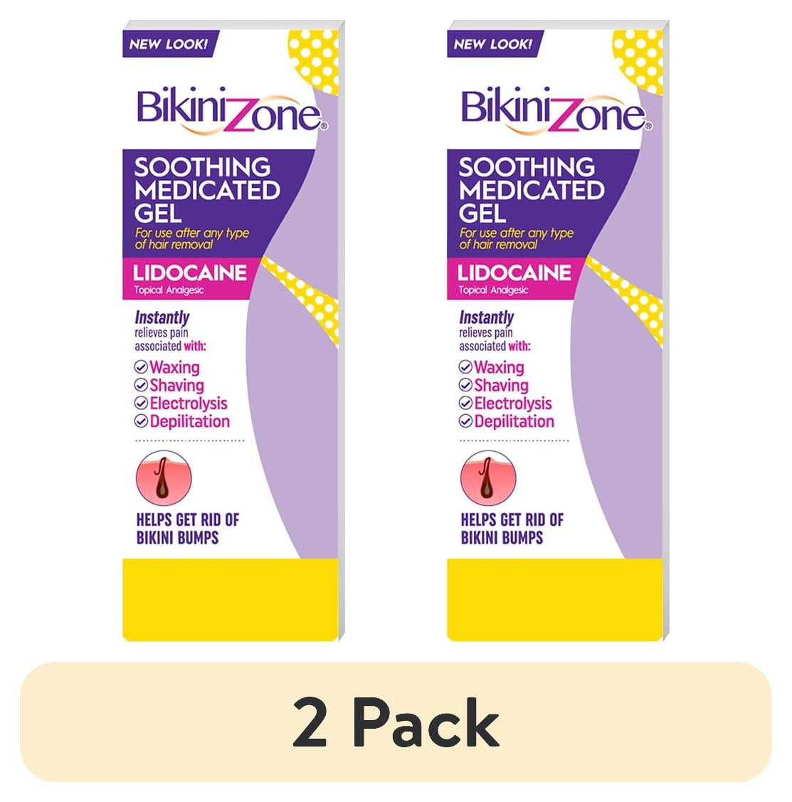 (2 pack) Bikini Zone Medicated Aftershave Gel, 1 oz.