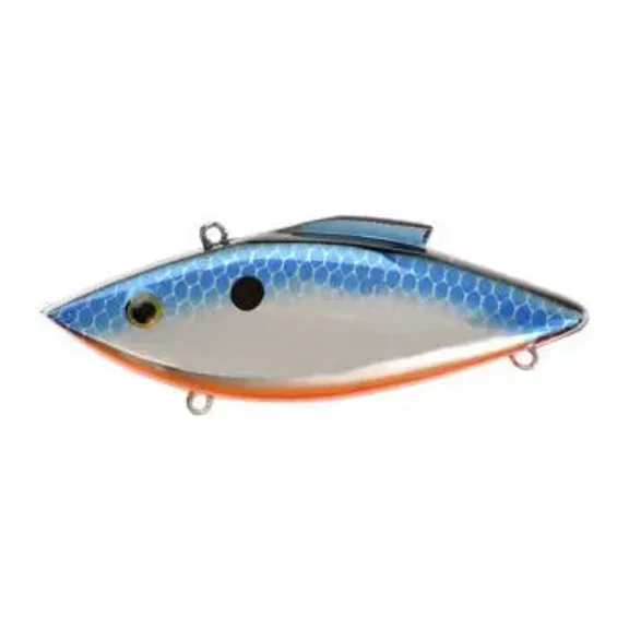 (2 pack) Bill Lewis Mini-Trap Lipless Crankbait 1/4 oz. - Chrome Shad