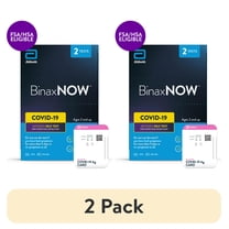 (2 pack) BinaxNOW™ COVID-19 Rapid Antigen Self-Test Kit with Reliable 15 Minute Results, 2 Tests