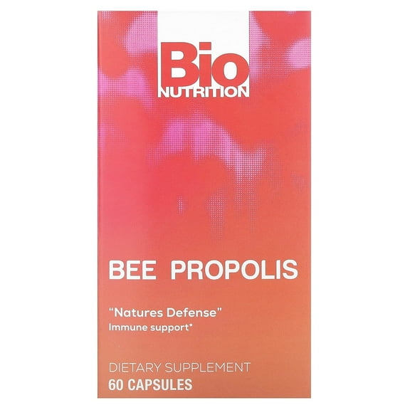 (2 pack) Bio Nutrition Bee Propolis, 60 Capsules (500 mg per Capsule)
