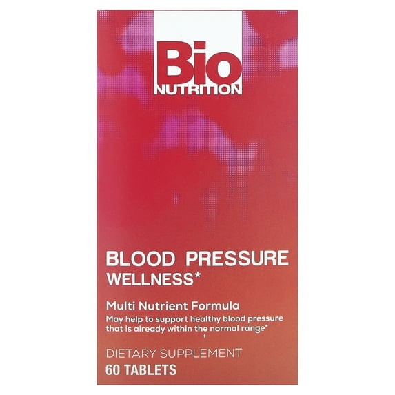 (2 pack) Bio Nutrition Blood Pressure Wellness 60 Tabs