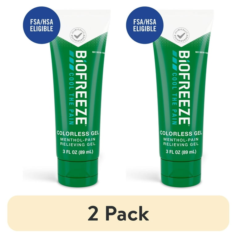 BIOFREEZE 冷却療法クリーム 110g×3本 Biofreeze Pain Relieving Gel 3oz - Biofreeze – BevMo!