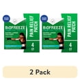 thumbnail image 1 of (2 pack) Biofreeze XL Back Pain Relief Patches, Back Knee Muscle Joint and Arthritis Pain Relievers, 4 Count, 1 of 14