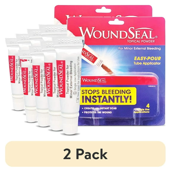 (2 pack) Biolife WoundSeal Topical Powder, 4 ea
