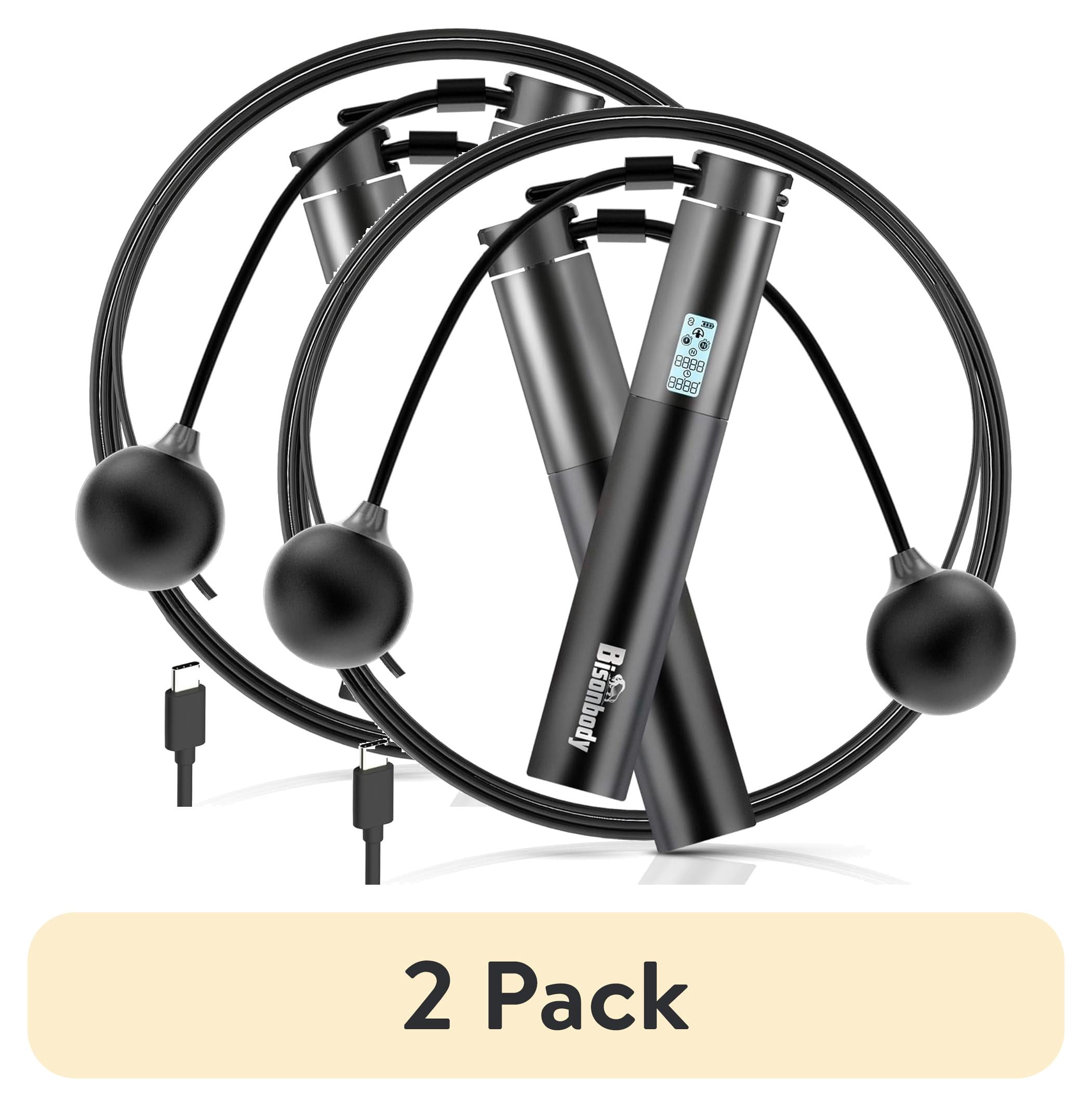 (2 pack) Bisonbody Smart Jump Rope Fitness Skipping Rope with App â 2 ...