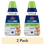 2 pack Bissell PET PRO OXY Spot & Stain Formula for Portable Carpet Cleaners 2034