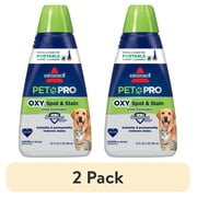 2 pack Bissell PET PRO OXY Spot & Stain Formula for Portable Carpet Cleaners 2034