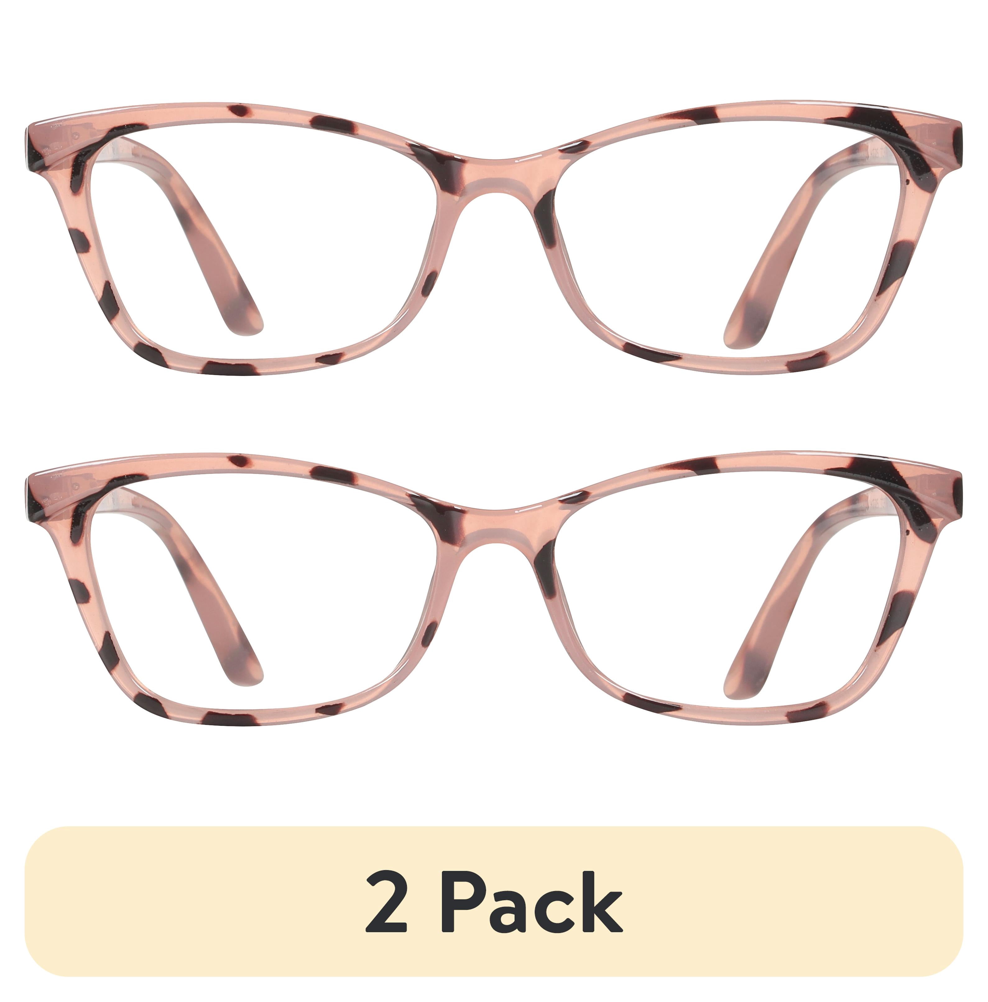(2 pack) Bklyn, Marcy +1.25, Adult, Womens, Plastic Reading Glasses & Pouches Value Pack , 2 Ea