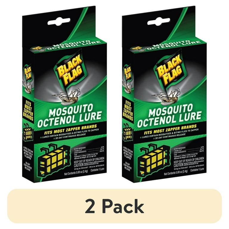 2 pack) Black Flag Universal Mosquito Lure Attractant, Lasts 30