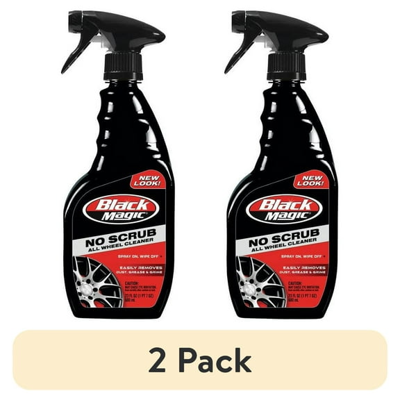 (2 pack) Black Magic No Scrub All Wheel Cleaner 23 oz - BM41023W