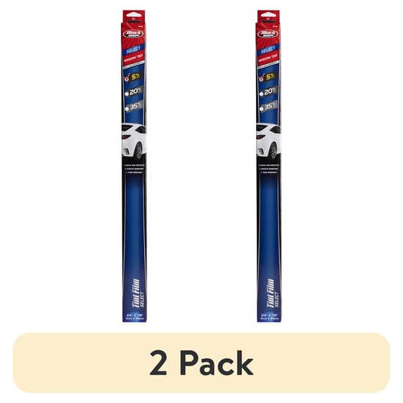 (2 pack) Black Magic Select 5% VLT Tinted Window Scratch-Resistant Film, 24-inches x 78-inches
