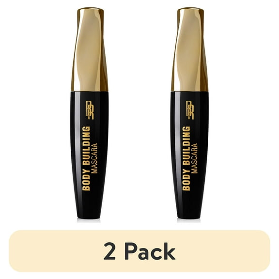 (2 pack) Black Radiance Body Building Mascara - Black - 1 Pack